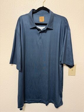 Men's Performance Polo in Slate Blue
